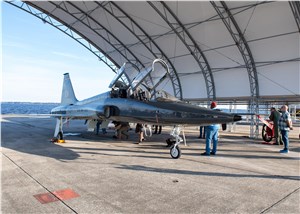 1st AF T-38 Talon Arrives at Fleet Readiness Center Southeast for Overhaul and Repair