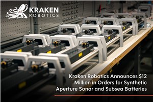 Kraken Robotics Announces $12M in Orders for  Synthetic Aperture Sonar and Subsea Batteries