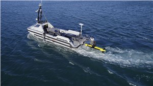 Kraken Robotics and TKMS ATLAS UK Demo KATFISH USV Launch and Recovery System on an in-service UK Royal Navy ARCIMS USV