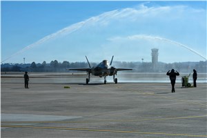 1st Finnish AF F-35 Lightning II Arrives at Ebbing ANG Base
