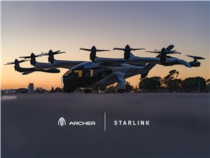 Industry-1st: Archer to Bring Starlink On Board Midnight Air Taxis