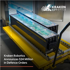 Kraken Robotics Announces $24M in Defence Orders