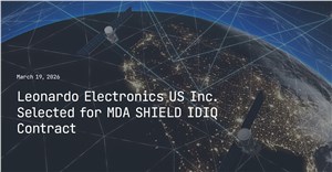Leonardo Electronics US Selected for MDA SHIELD IDIQ Contract