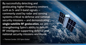 Spire Global Demos Single-Satellite RF Geolocation Capability