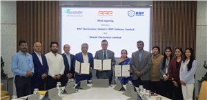 BEL and RRP Group Sign Strategic MoU to Advance Collaboration in Semiconductor, Unmanned Systems and Electro-Optics
