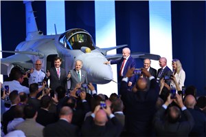 Embraer, Saab and the Brazilian AF Unveiled the 1st Gripen E Fighter Produced in Brazil