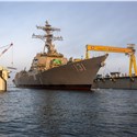 HII's Ingalls Shipbuilding Launches Guided Missile Destroyer George M. Neal (DDG 131)