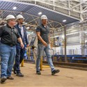 HII Hosts PAE Maritime Christopher Miller at Ingalls Shipbuilding