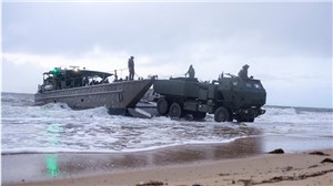 Army Proves HIMARS Deployability from Ship to Shore