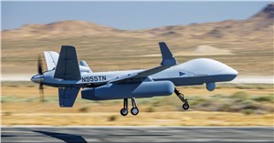 GA-ASI Completes 1st Flight of MQ-9B With AEW Pods