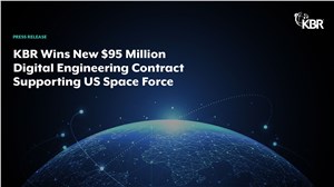 KBR's Mission Technology Solutions Wins New $95M Digital Engineering Contract Supporting USSF