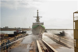 Navantia Launches the 6th Corvette for Saudi Arabia in San Fernando