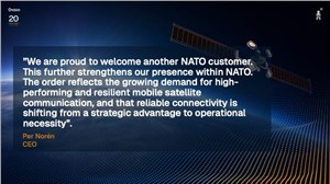 Ovzon Receives Order from New NATO Customer of 40 MSEK