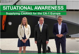 HENSOLDT Supplies its CAIRAS Missile Warning System for the CA-1 Europa for the 1st Time