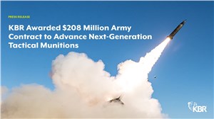 KBR Awarded $208M Army Contract to Advance NextGen Tactical Munitions