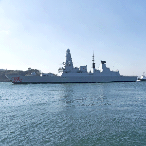 HMS Dragon, type 45 Daring Class air defence destroyer